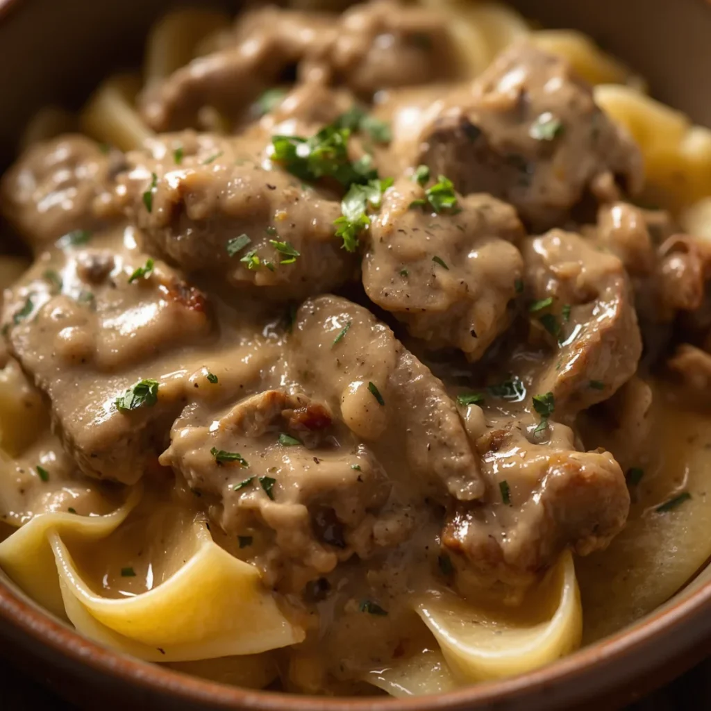 Beef Stroganoff
