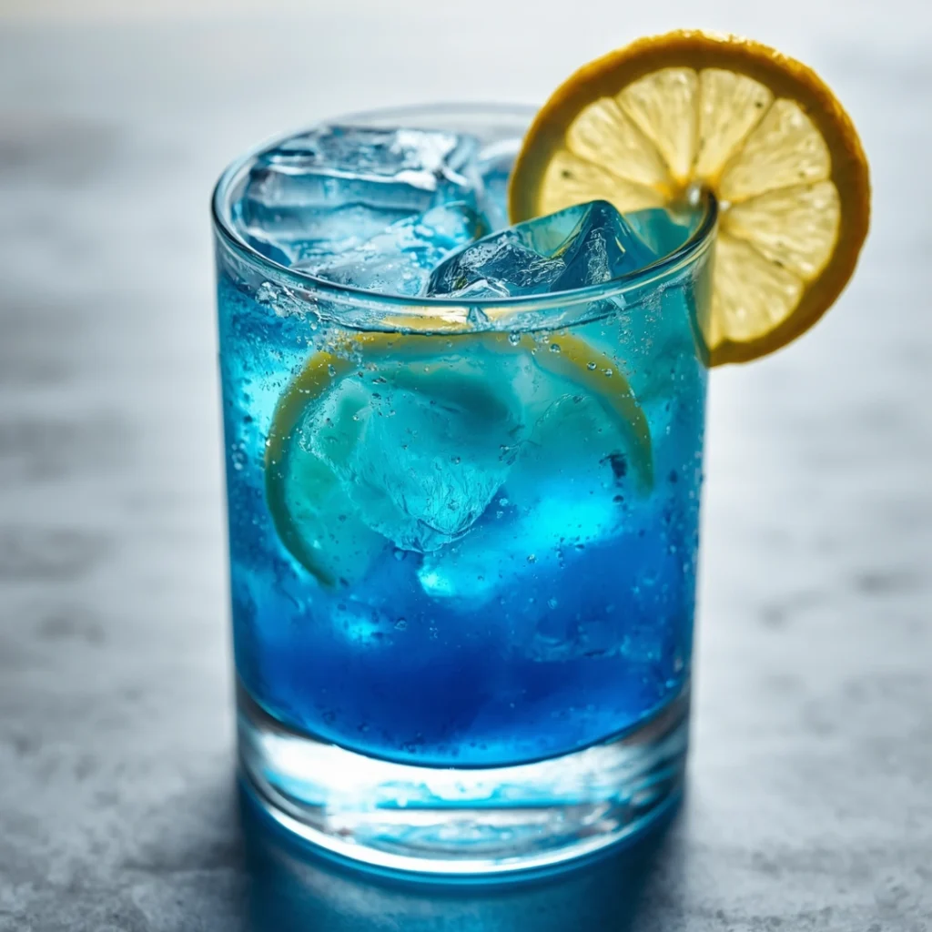 Blue Lagoon Mocktail