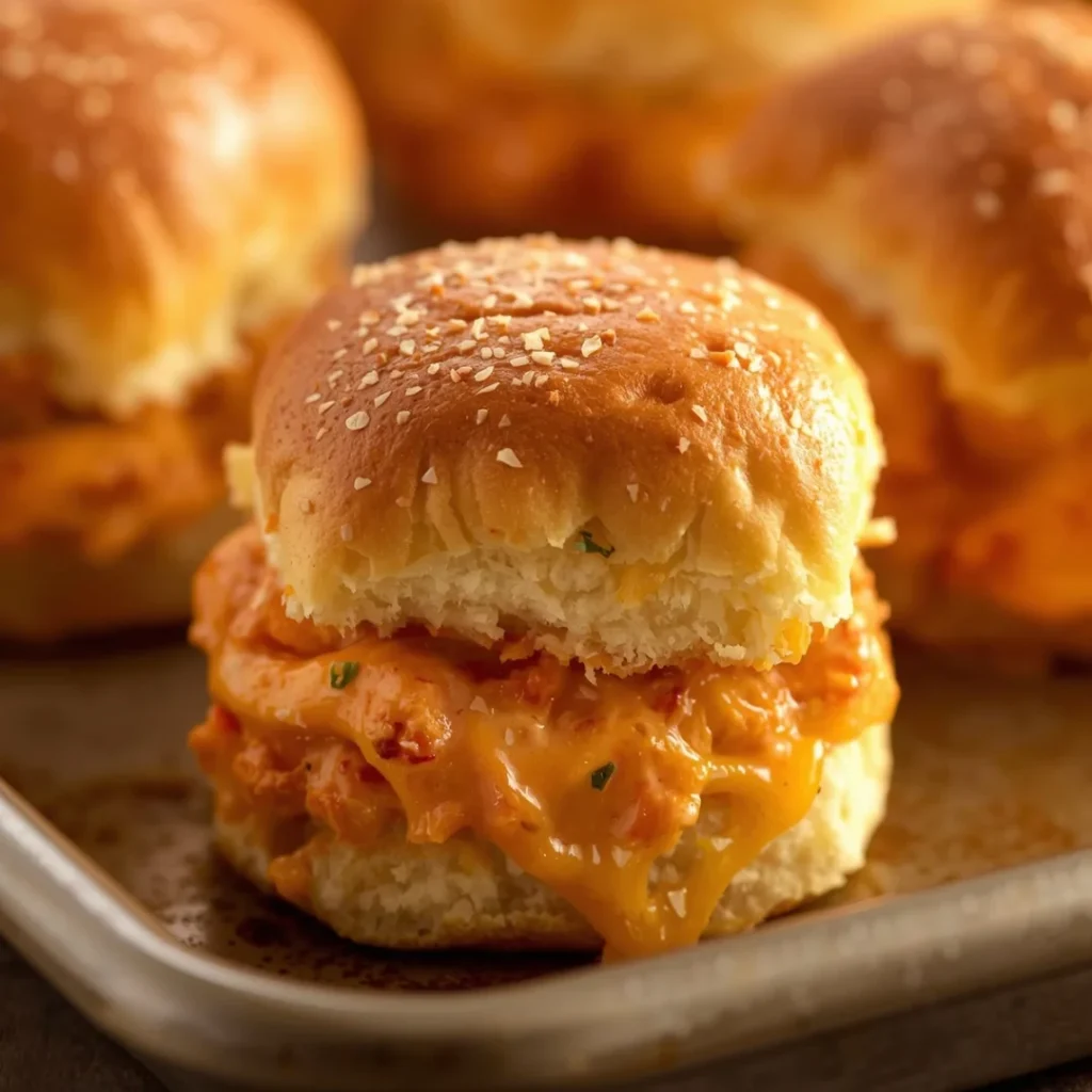 Buffalo Chicken Dip Sliders