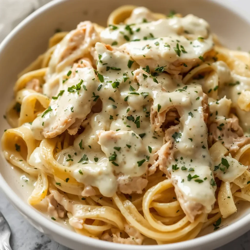 Cashew Cream Chicken Alfredo No Dairy