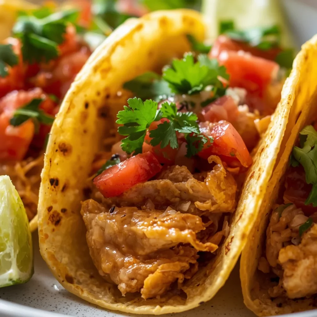 Chicken Tacos with Fresh Salsa