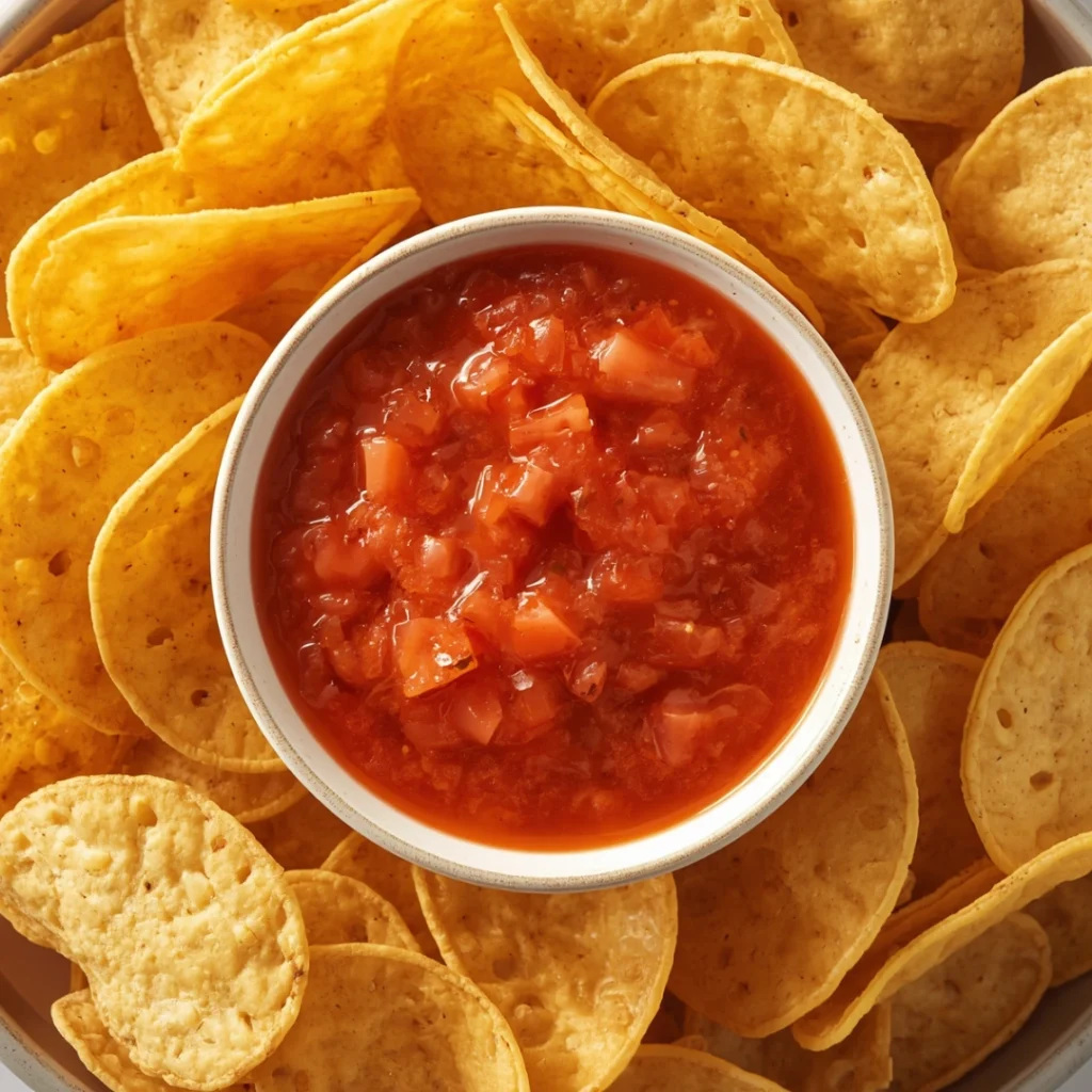Corn Chips with Salsa