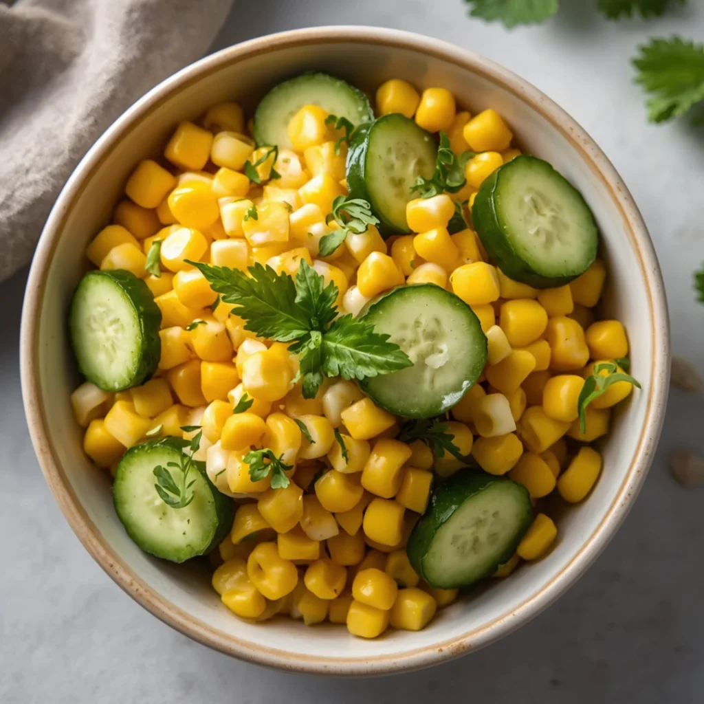 Corn Cucumber Salad