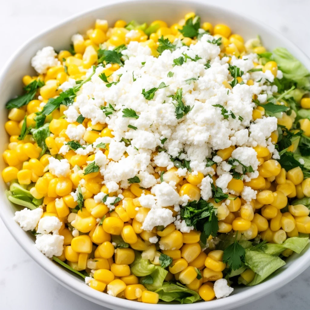 Corn Feta Salad