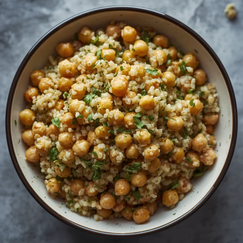 Couscous Chickpea Salad