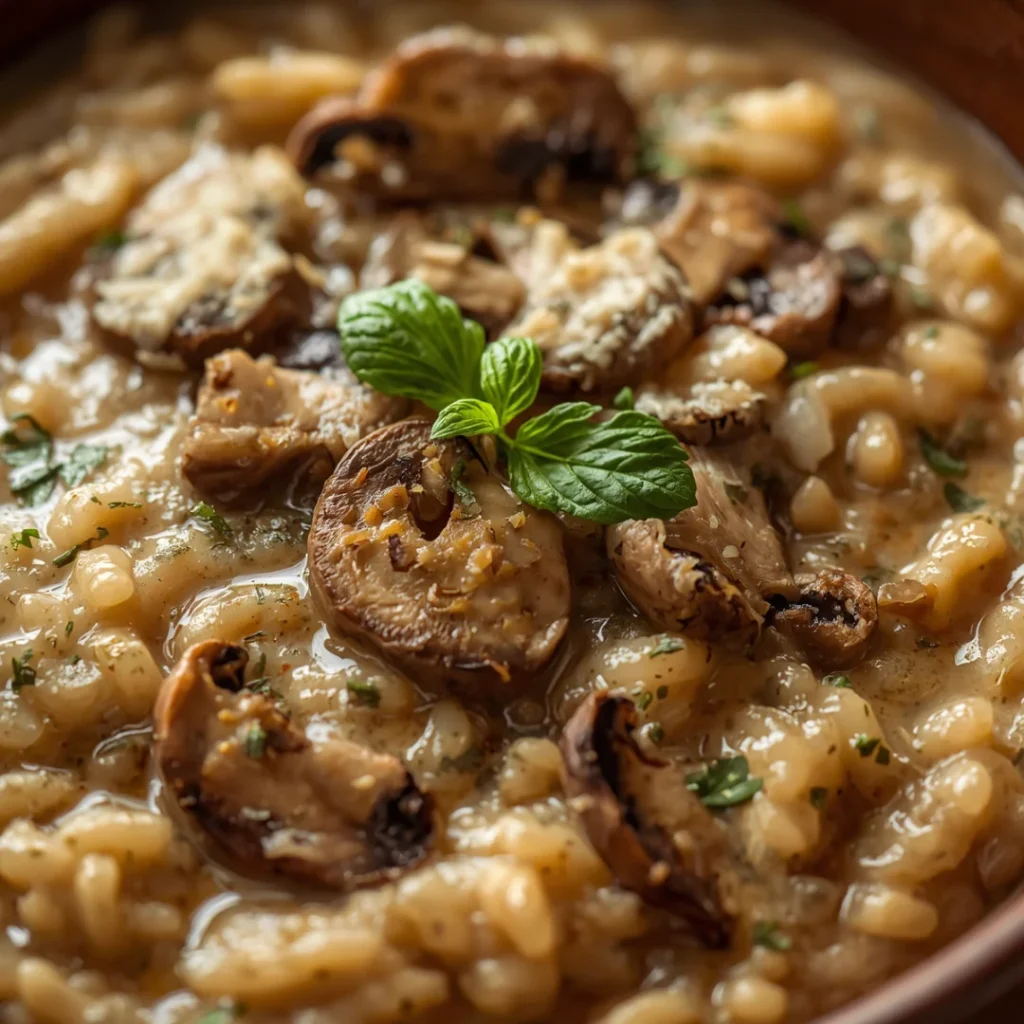 Creamy Mushroom Risotto