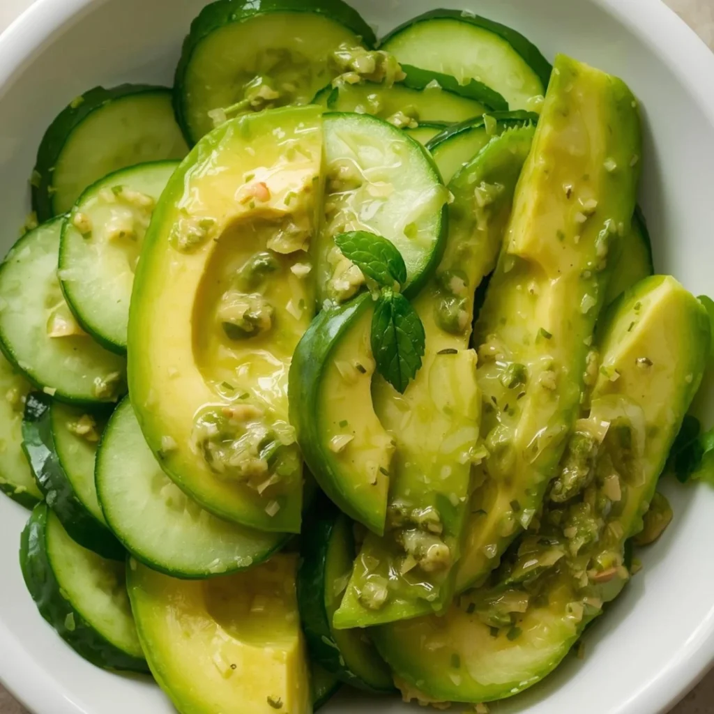 Cucumber Avocado Salad