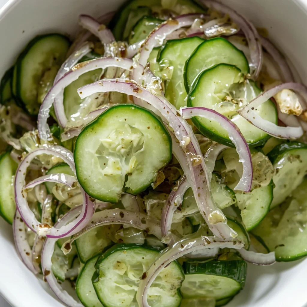 Cucumber Onion Salad