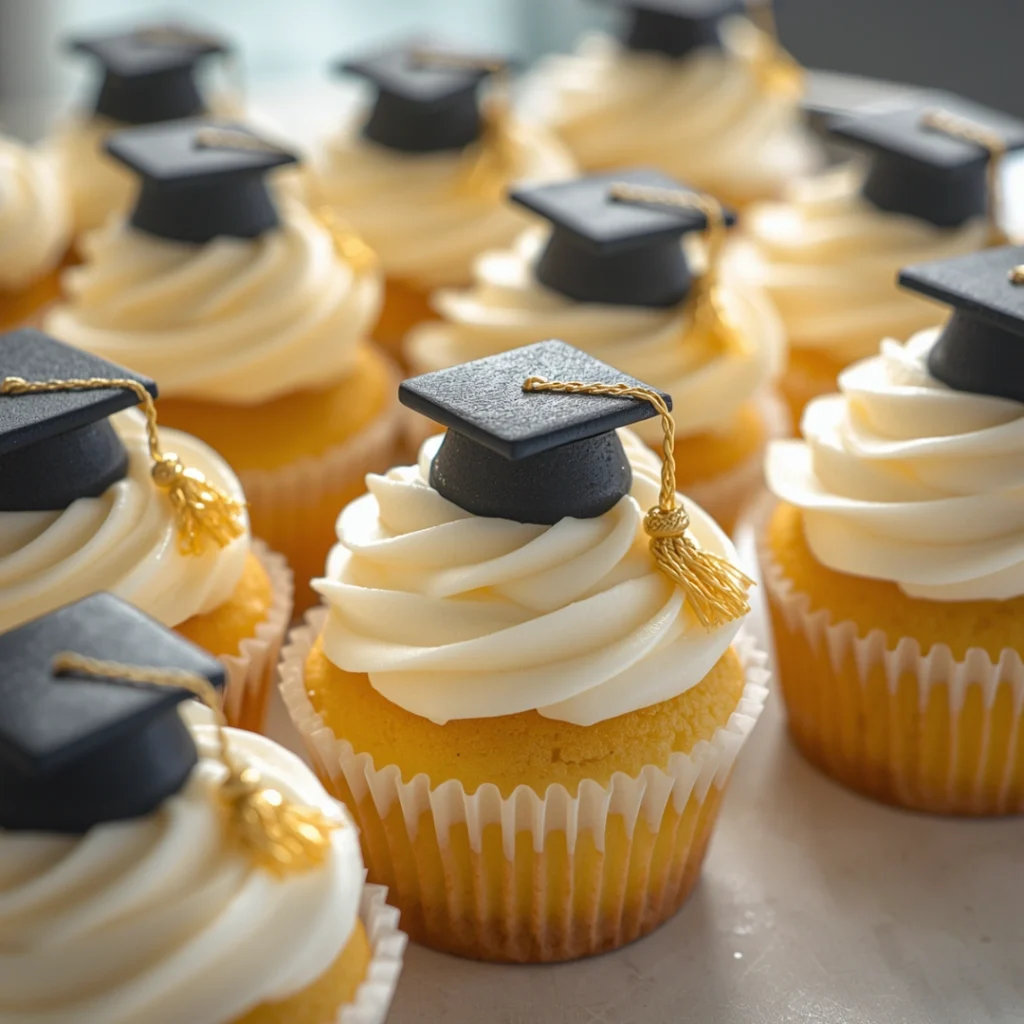 Cupcakes Decorated for Graduation