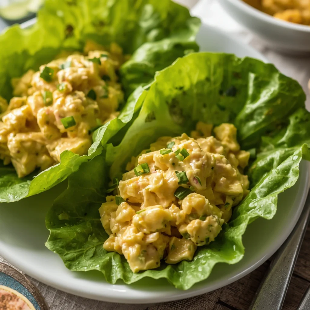 Egg Salad Lettuce Wraps