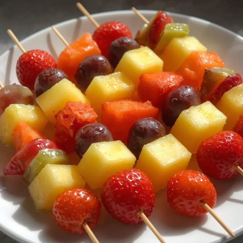 Fresh Fruit Skewers