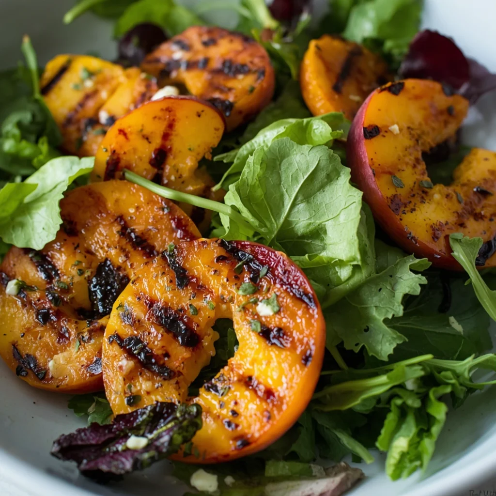Grilled Peach Salad