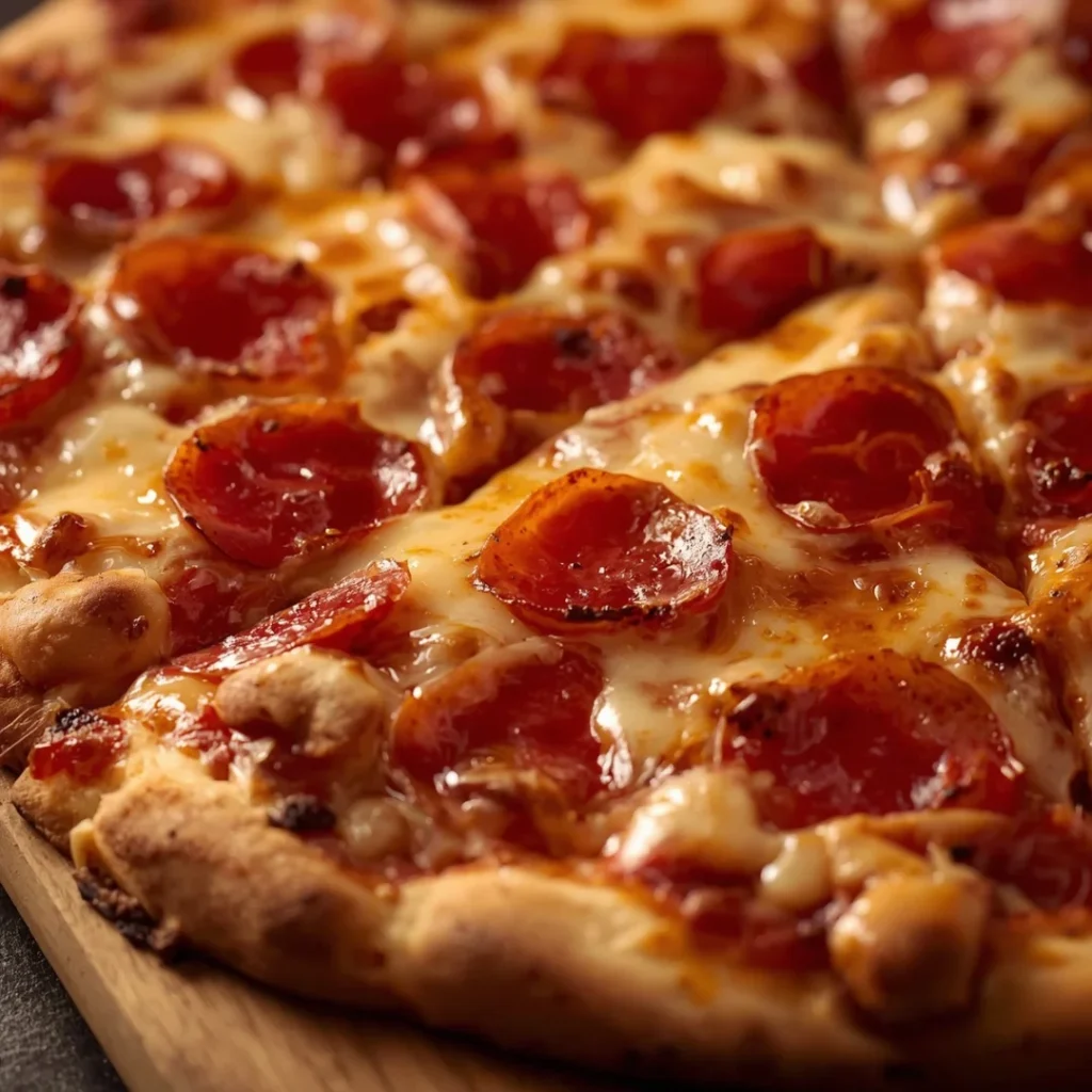 Homemade Pepperoni Pizza