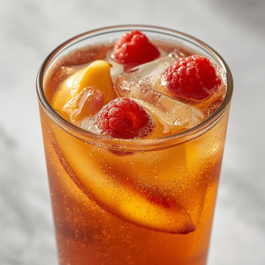 Iced Tea Peach Raspberry