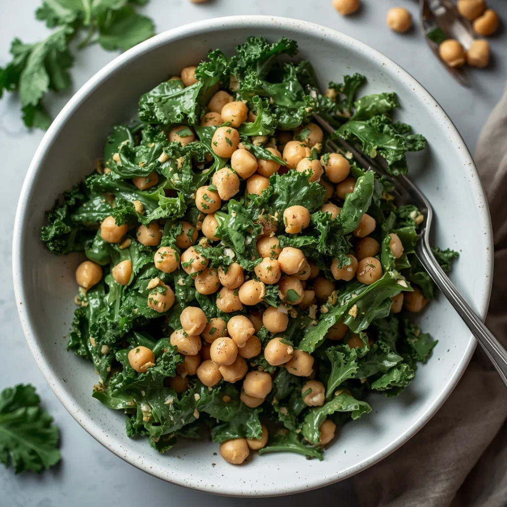 Kale Chickpea Salad