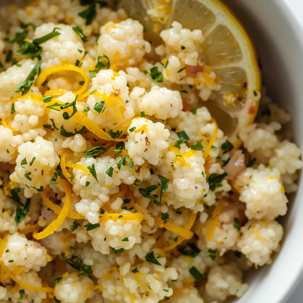 Lemon Couscous Salad