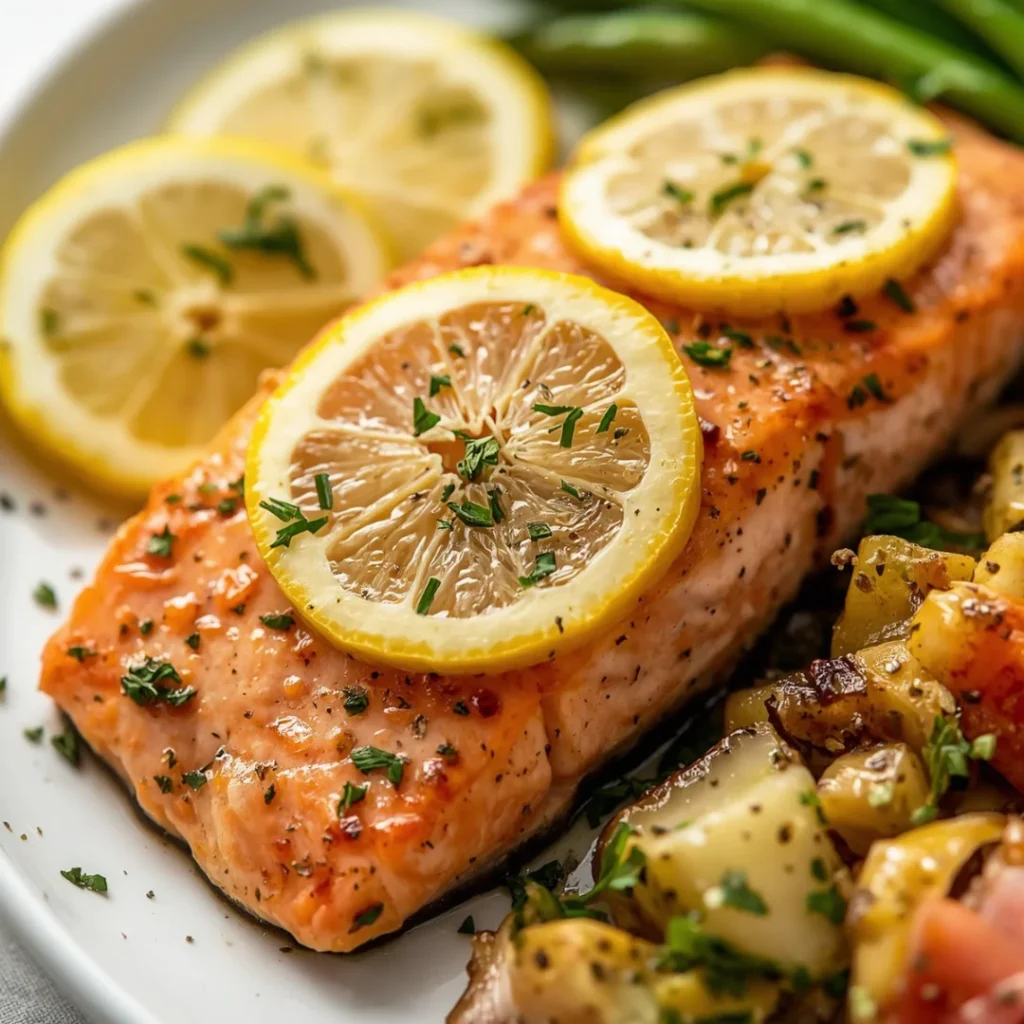 Lemon Herb Baked Salmon