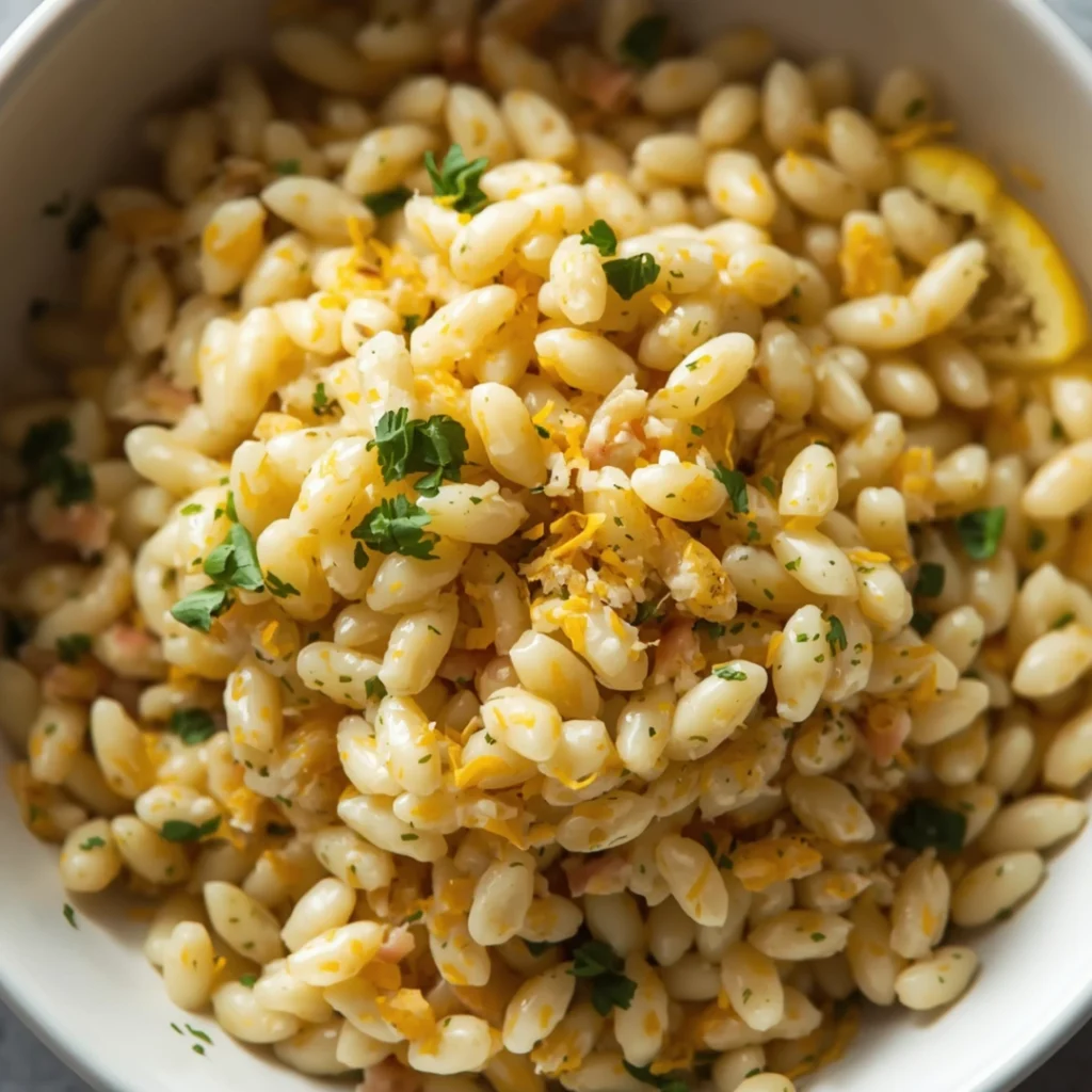Lemon Orzo Salad