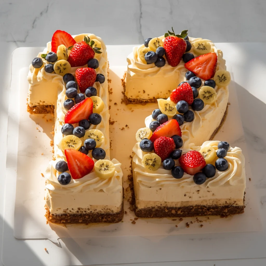 Number Cake Year Theme