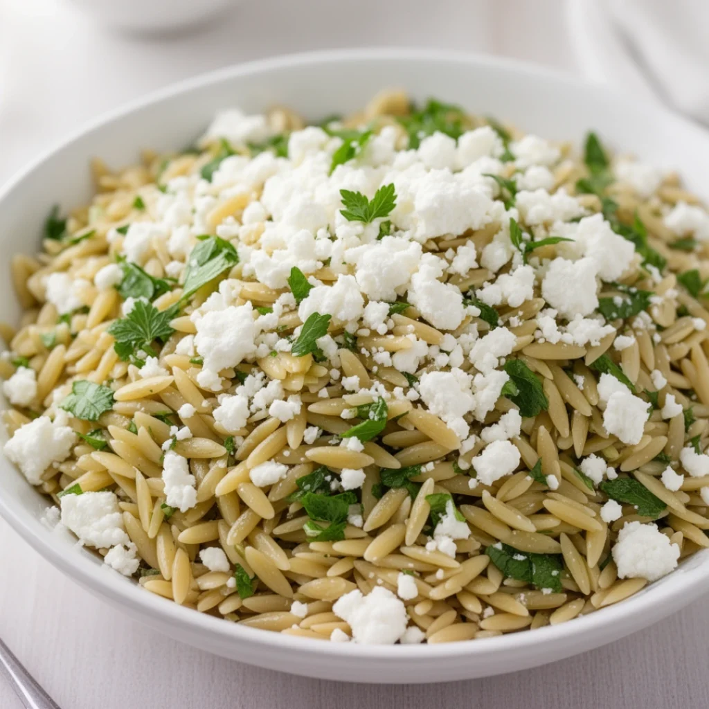 Orzo Feta Salad