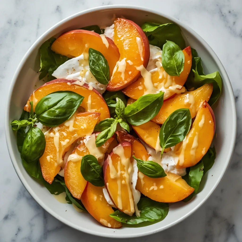 Peach Caprese Salad