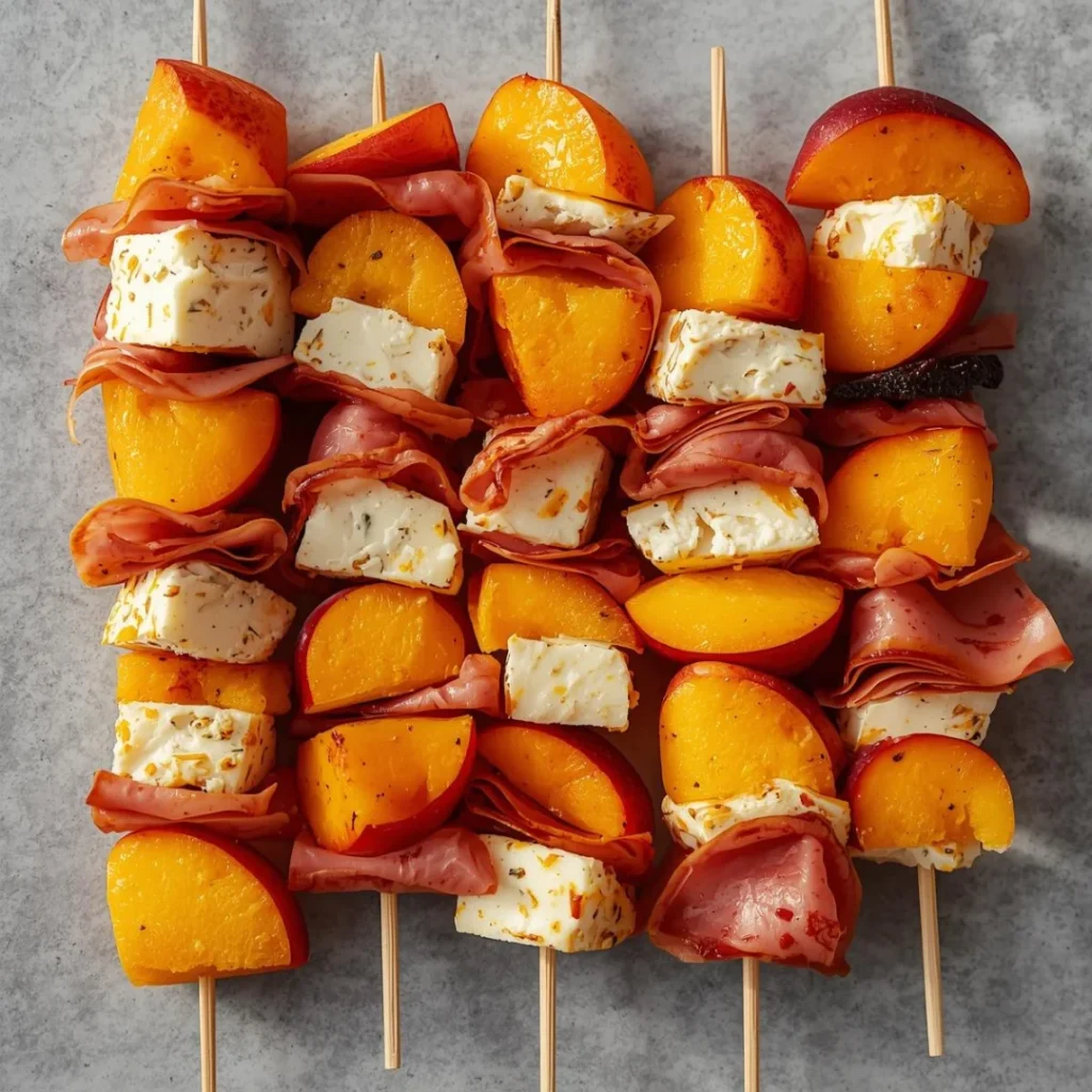 Peach Skewers