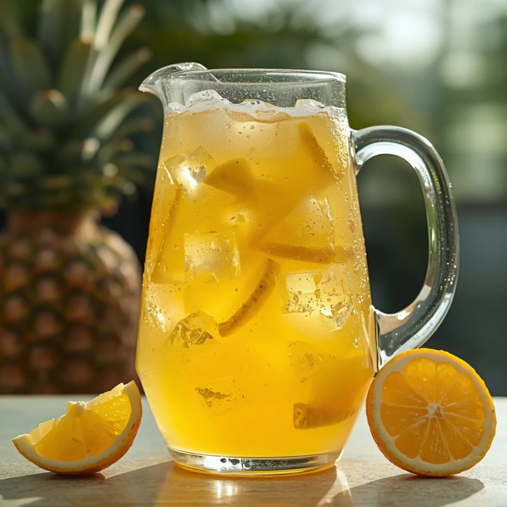 Pineapple Lemon Drink Pitcher