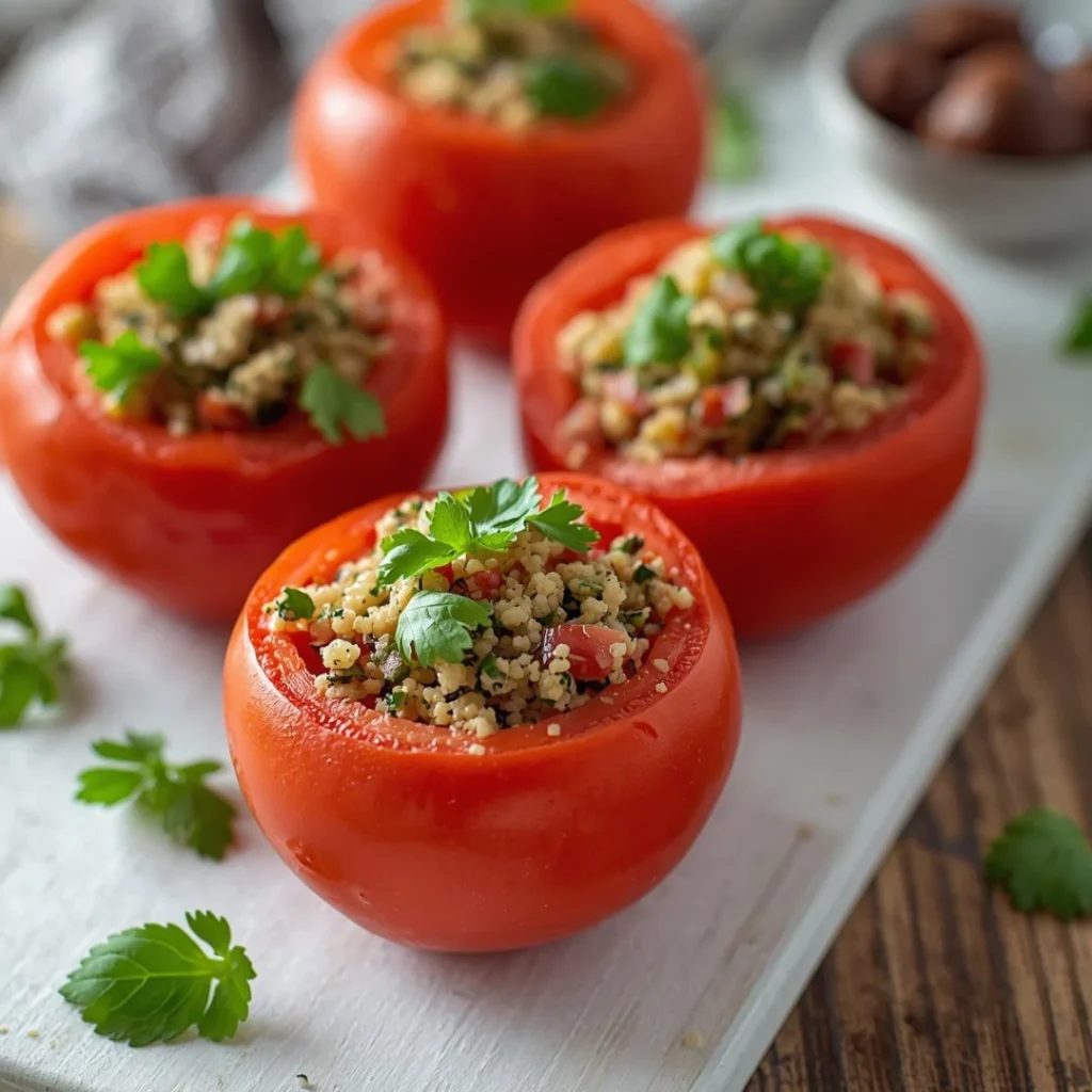 Quinoa Stuffed Tomatoes