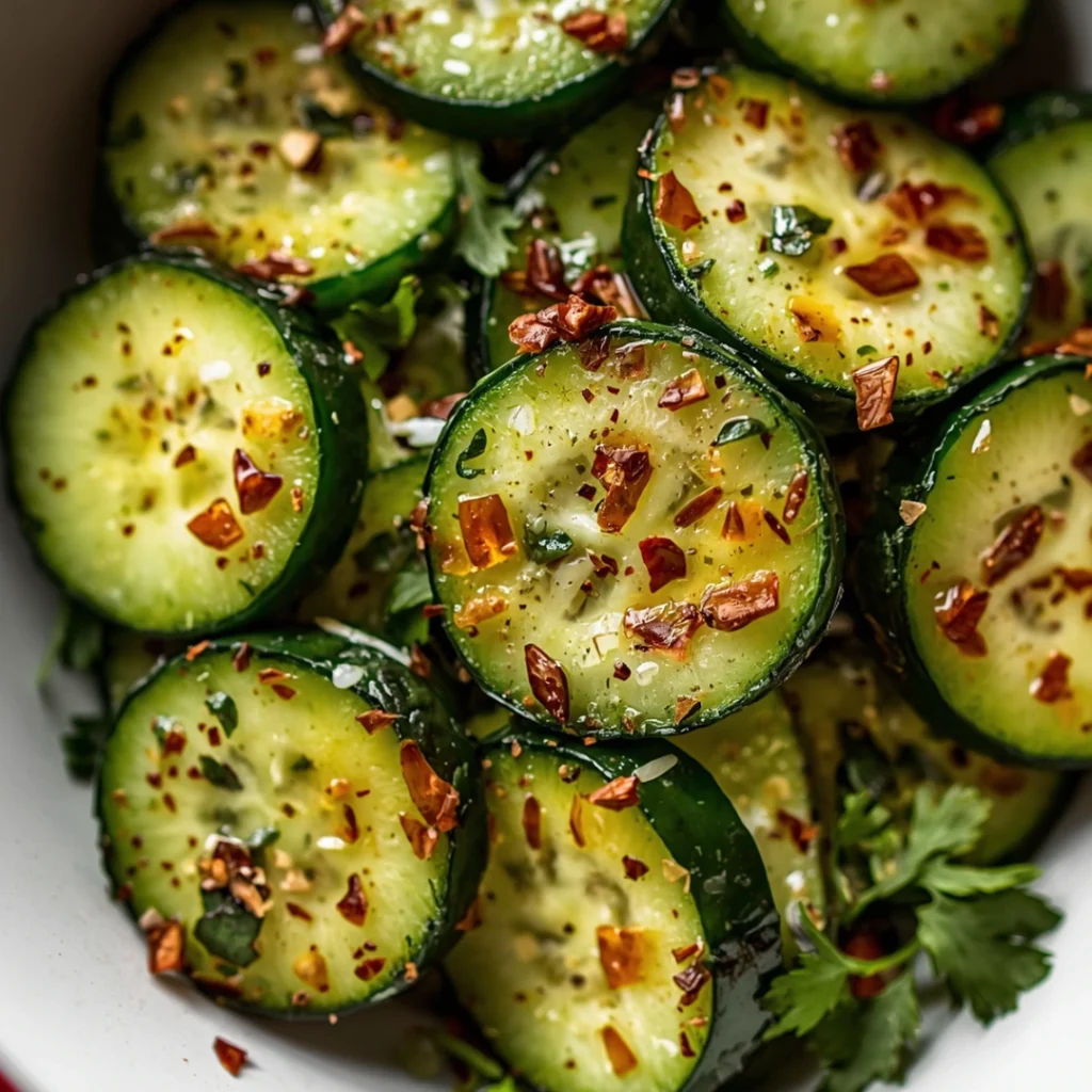 Spicy Cucumber Salad