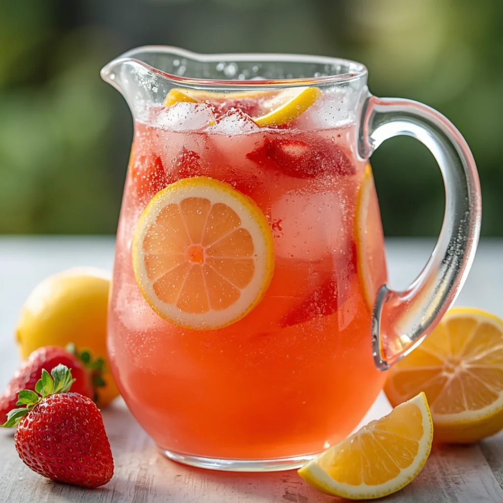 Strawberry Lemonade Punch