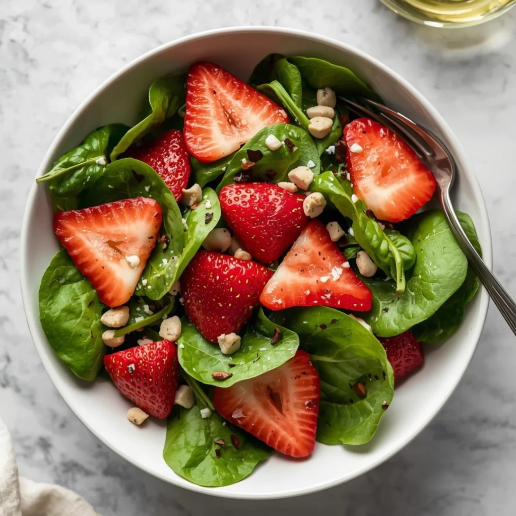Strawberry Spinach Salad 1