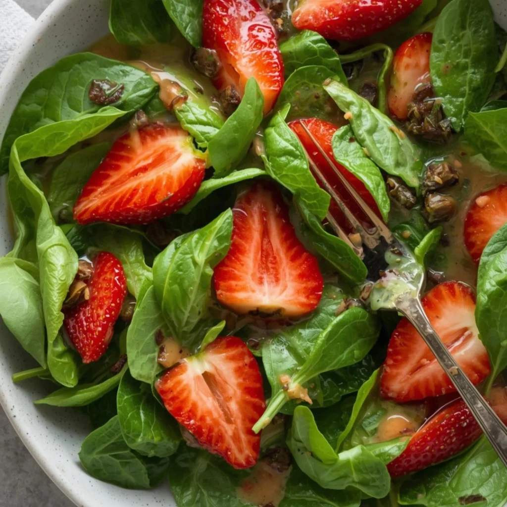 Strawberry Spinach Salad