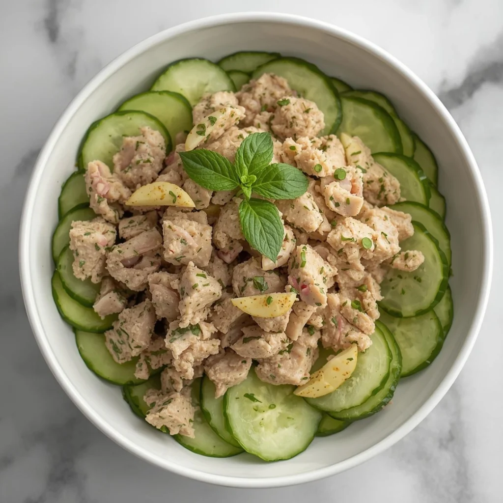 Tuna Cucumber Salad