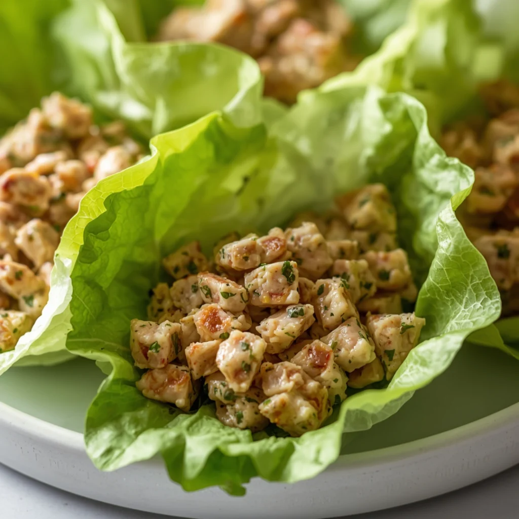 Tuna Lettuce Wraps