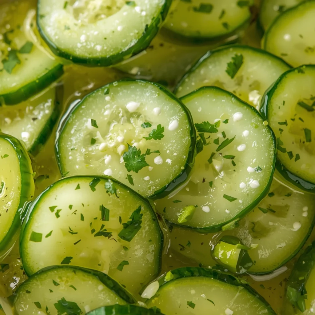 Vinegar Cucumber Salad