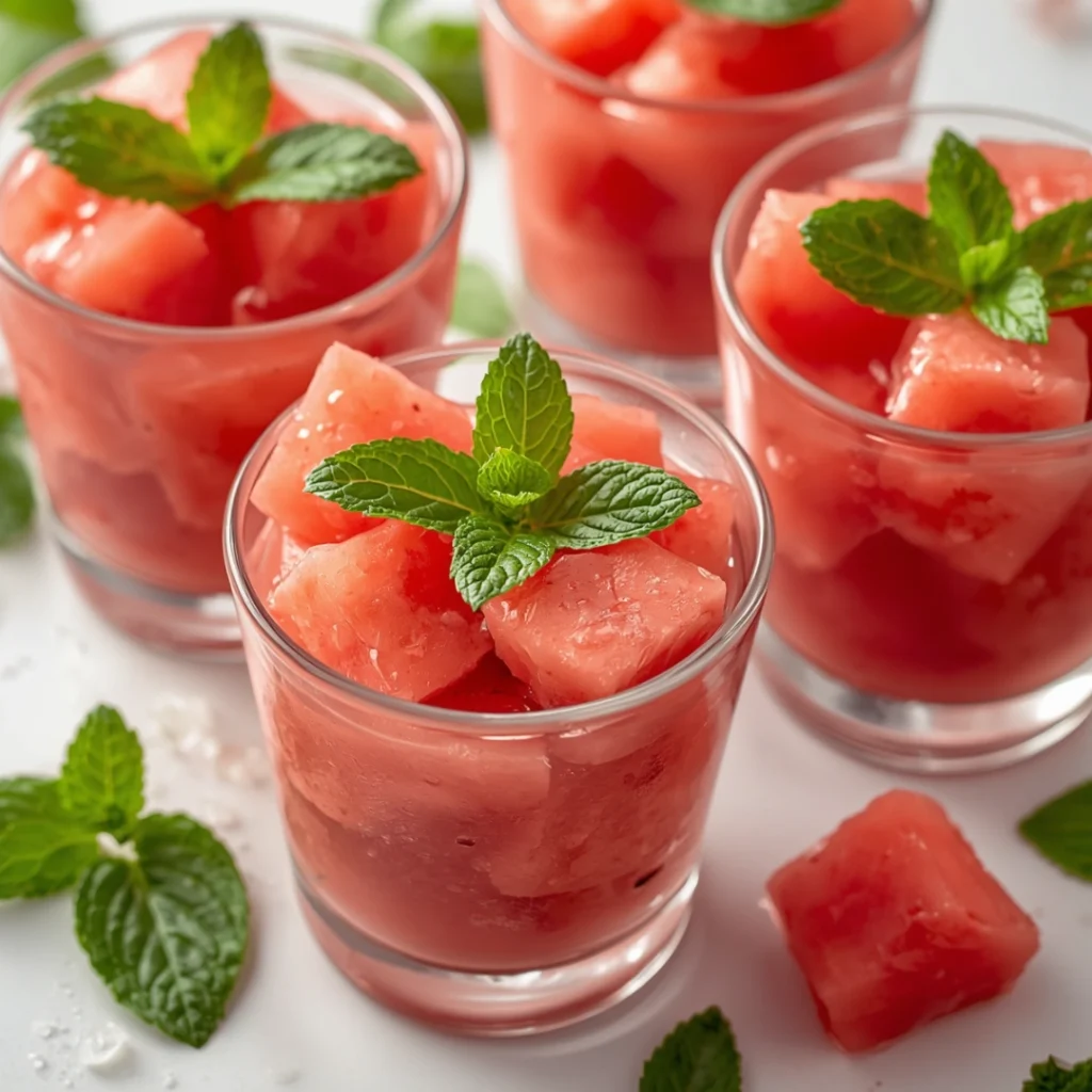 Watermelon Mint Cups
