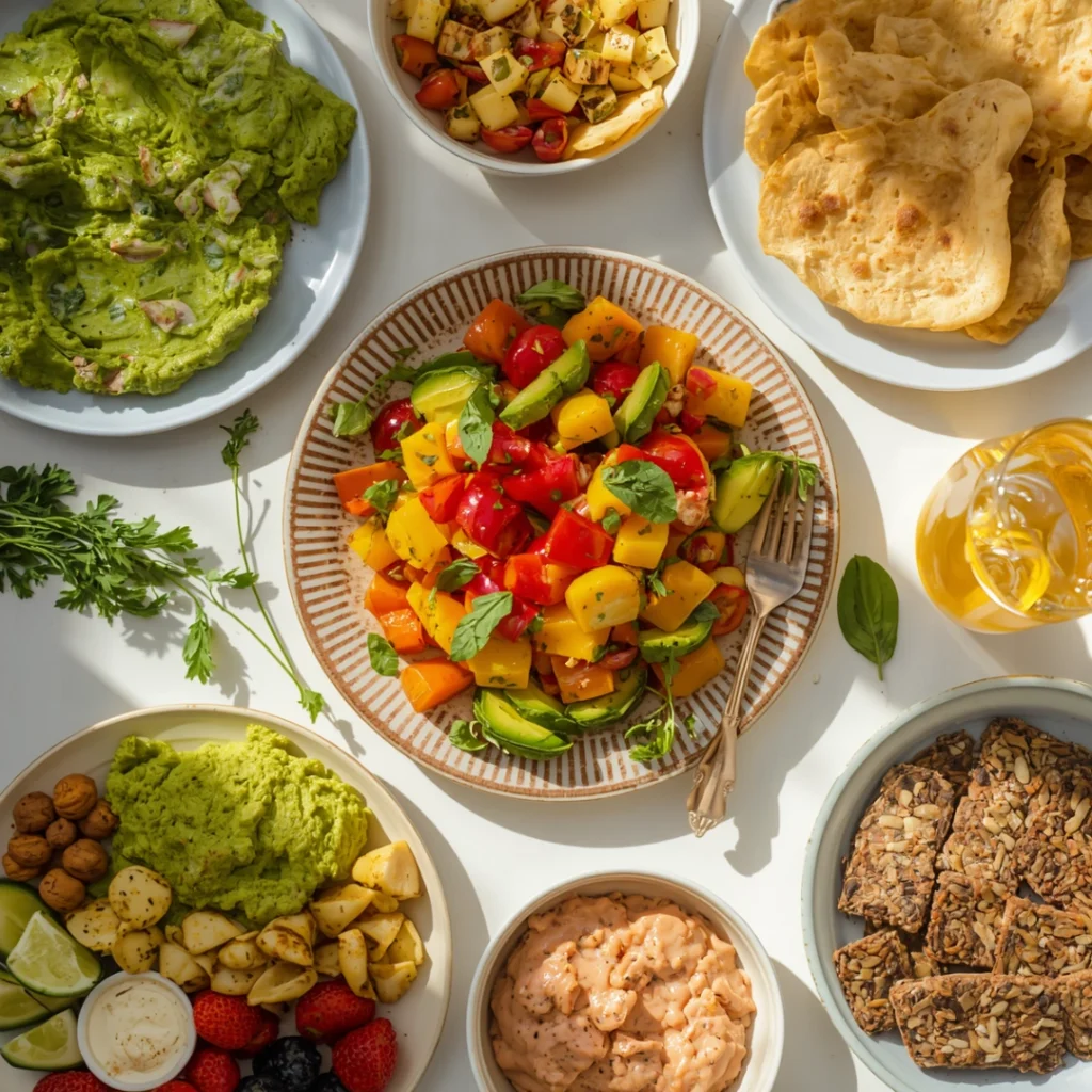 bright summer appetizer