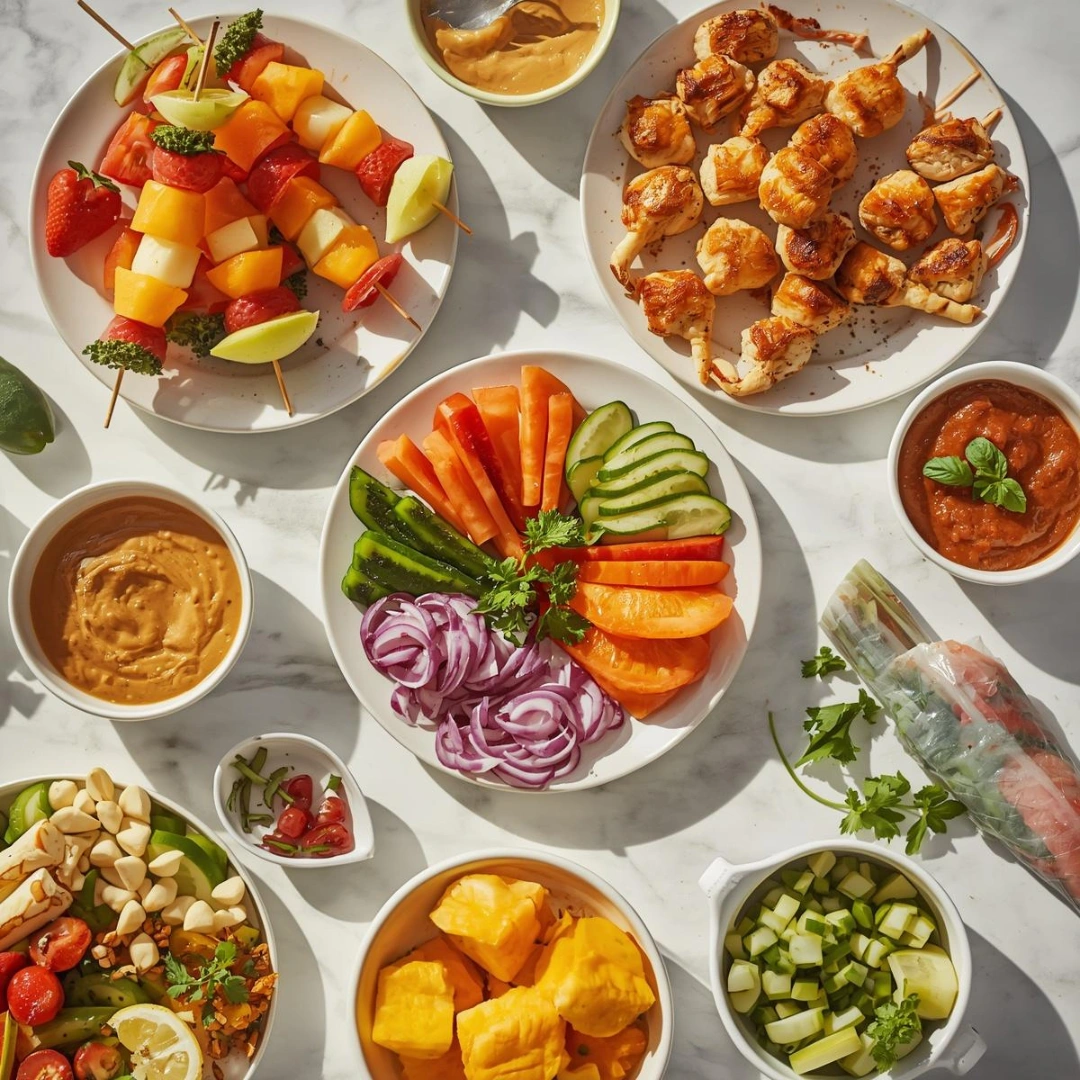 colorful summer appetizer