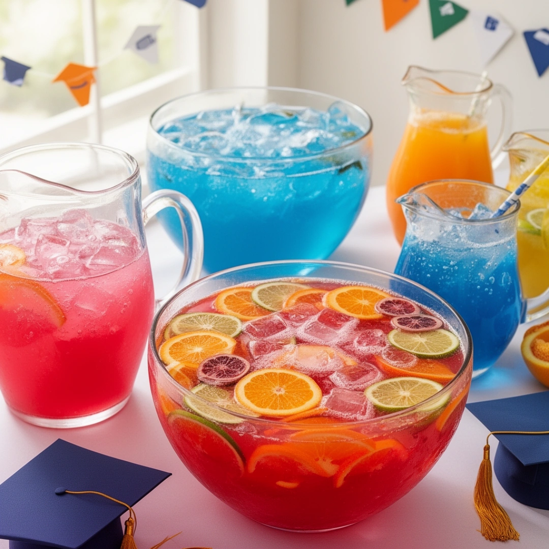 featuring colorful nonalcoholic punc