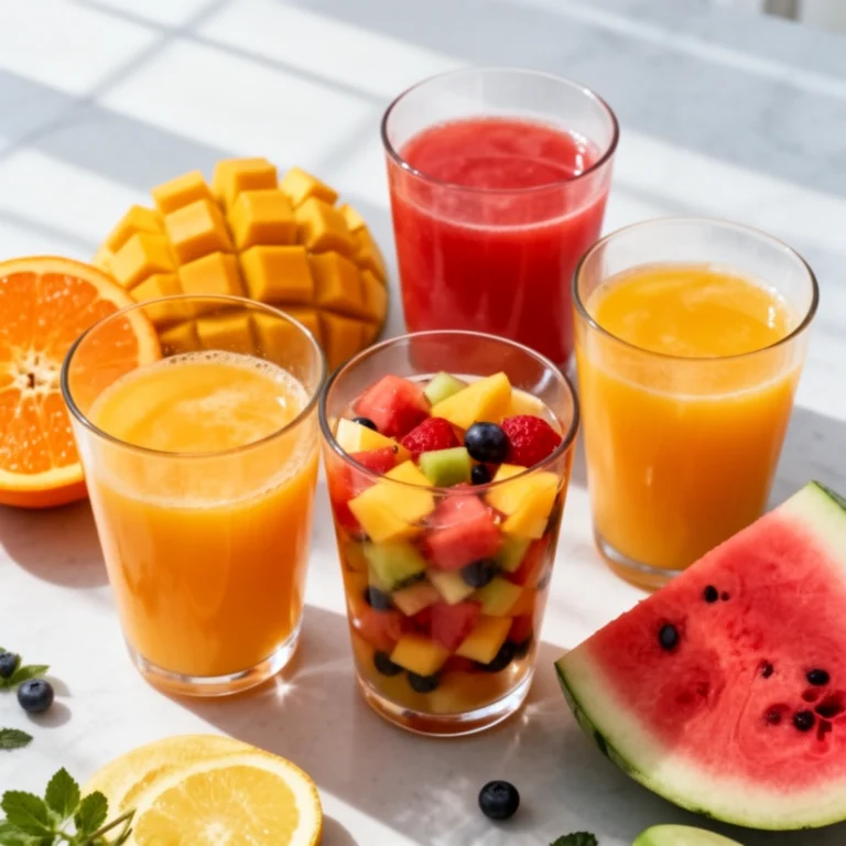 featuring fresh juices