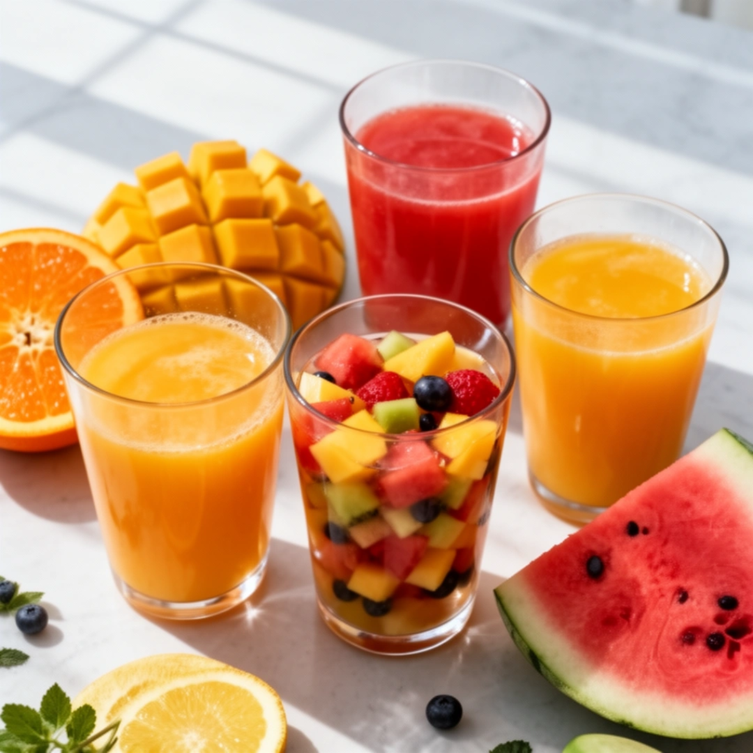 featuring fresh juices