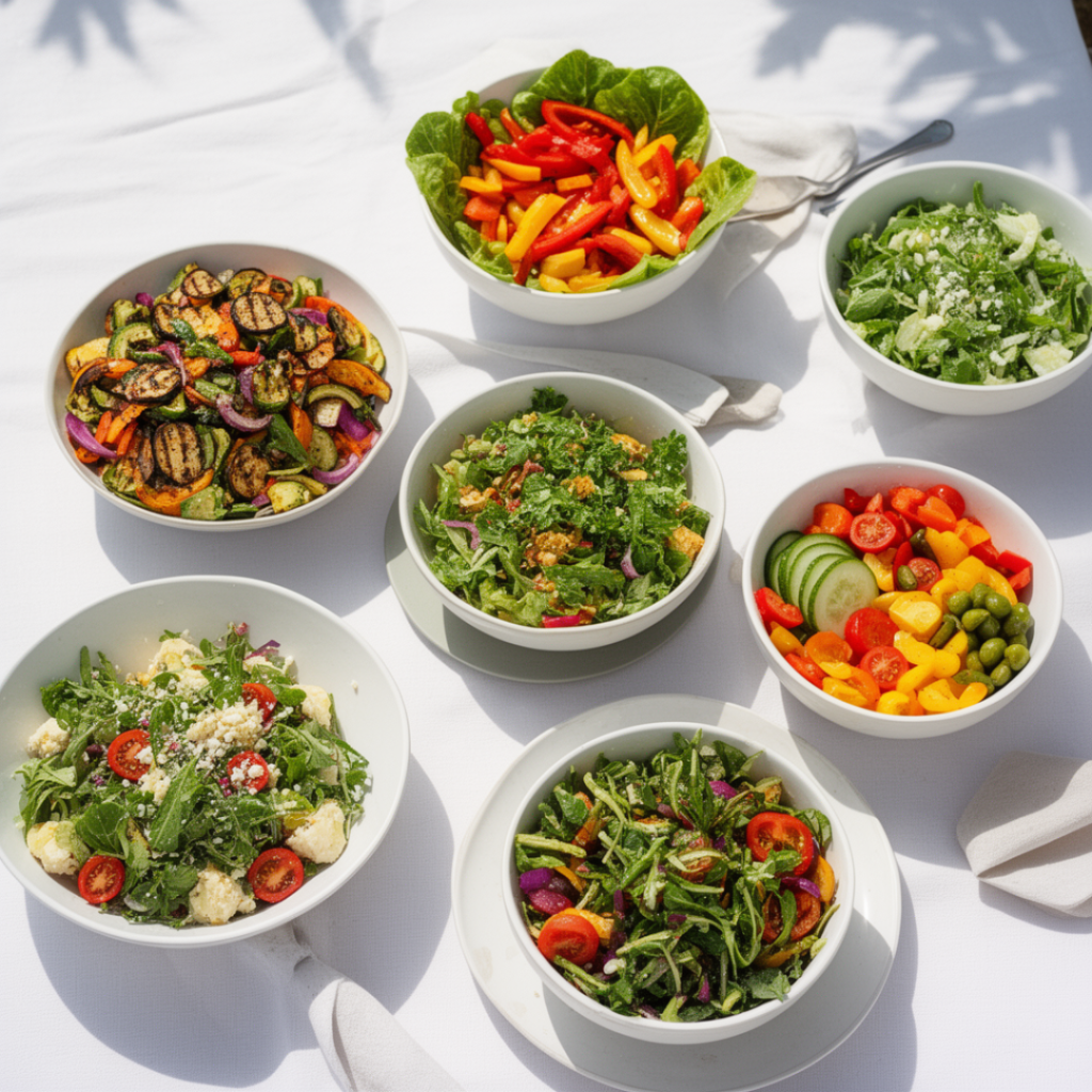 featuring gluten-free salads