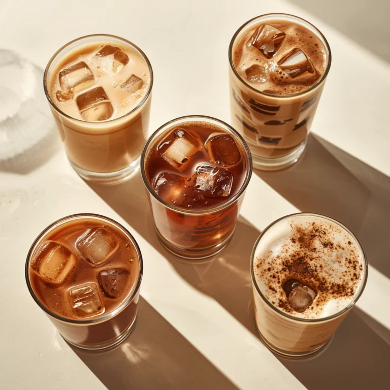 iced coffee drinks