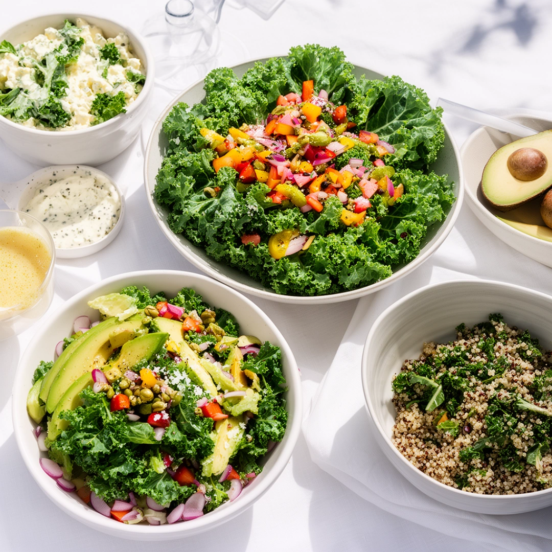 _featuring kale salads