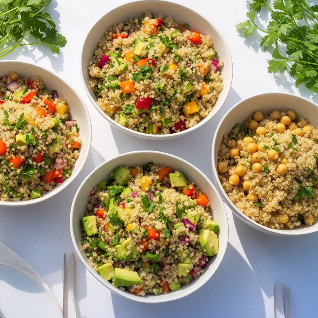 featuring quinoa salads