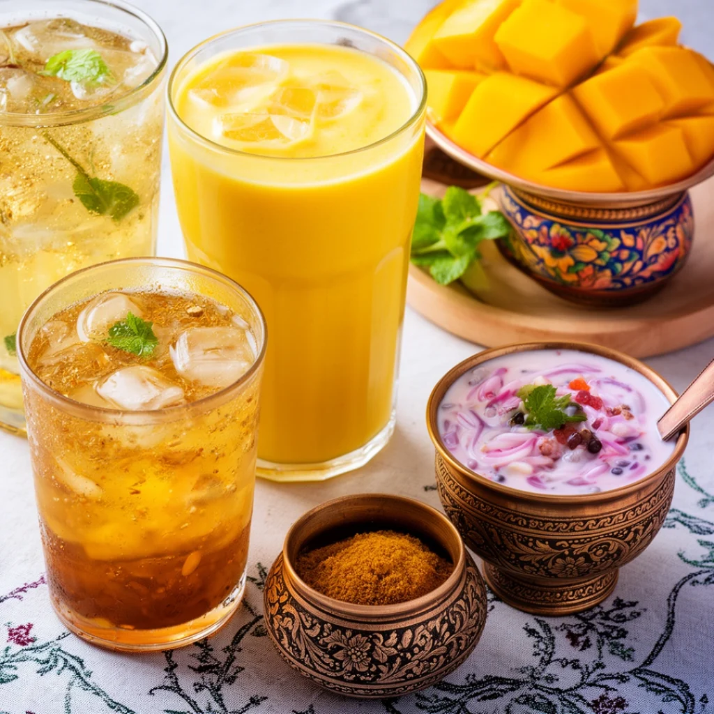 featuring traditional Indian drinks