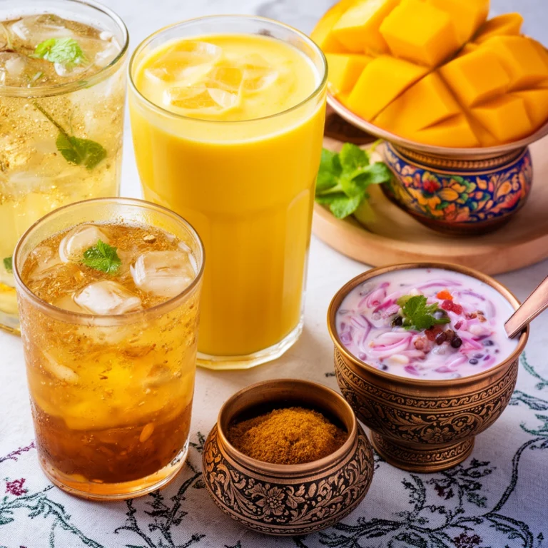 featuring traditional Indian drinks