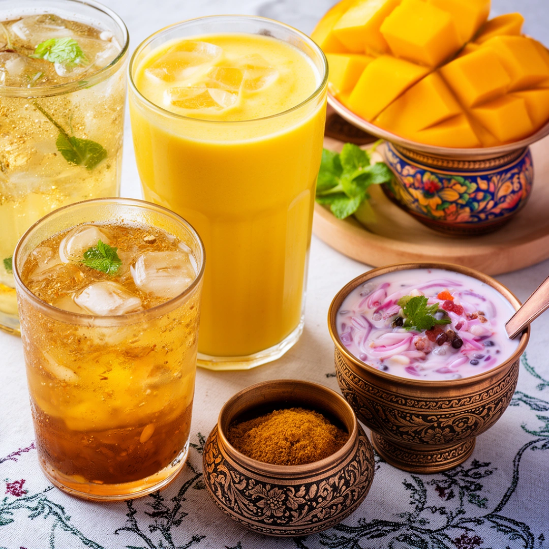 featuring traditional Indian drinks