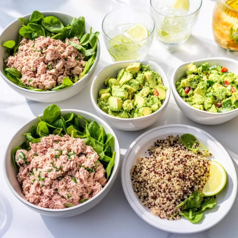 featuring tuna salads