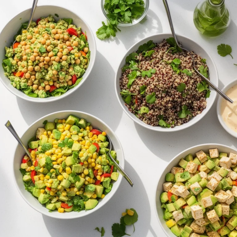 featuring vegan salads